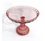 CAKE STAND-8.75DM-PNK-GLS-LOOPS