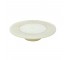 CAKE STAND-Milk Glass W/Gold Leaf Design