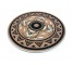 CAKE STAND-12DM-BRN CER-BLK SU
