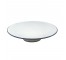 CAKE STAND-Enamelware White & Navy