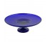 CAKE STAND-Colbalt Blue Glass