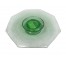 CAKE STAND-GRN-8SIDE-DEPR GLSS