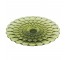 CAKE STAND-Green Thumb Pressed Glass