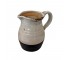 PITCHER-6H-CLR-GLS-RIBBED BOTT