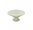 FOOTED COMPOTE-Bone China W/Gold Detail on Rim