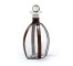 DECANTER-GLASS W/ LEATHER STRA