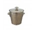 (24050044)ICE BUCKET-W/LID-Chrome-8"H