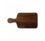 CUTTING BOARD-DARK BROWN W/HANDLE