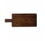 CUTTING BOARD-DRK WOOD-W/HANDLE