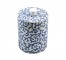 CANISTER-W/Lid Blue Branches on White Background
