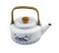 TEAPOT-WHT W/LID