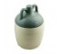 COOKIE JAR-JUG WH CERAMIC ROPE