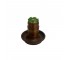 MATCH HOLDER-Wooden Barrel on Dish