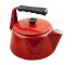 KETTLE-RED METAL ENAMELED