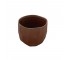 CUP-BRICK RED-MOLED OUTSIDE