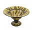 BOWL-Tiger Pattern W/Pedestal Base