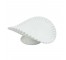 FRUIT BOWL-Fan Shaped Hobnail Milk Glass