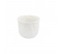 PLANTER-White W/ Embossed Daffodil