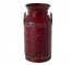 MILK CAN-Painted Red-Distressed