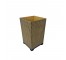 (27320017)WASTE BASKET-Faux Woven Pattern Garbage Pail