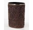 WASTEBASKET-14"-BROWN PLASTIC-