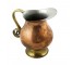 PITCHER-COPPER W/BRASS HANDLE