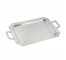 TRAY-LRG-RECT-SILVER-W/HANDLES