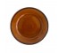 (03020011)SALAD PLATE-Light Brown Dish w|Brown Trim