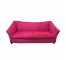 SOFA-Modern Pink Ultra Suede Sofa