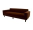 SOFA-BROWN MOHAIR