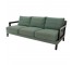 SOFA-Green Boucle-Blk Arm