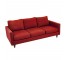 SOFA-84IN-RED BOUCLE