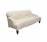SOFA-LINEN-TUFTED BACK-TURNED