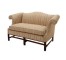 LOVESEAT-62"SAGESTRIPE-CHIPEND