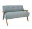 LOVESEAT-Light blue/blonde woo