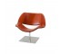 Lip Chair modern brwn leather