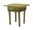 TABLE-GREEN WOOD 28SQ W/STRAIG