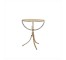 TABLE-SIDE-RND ALABASTER TOP-S