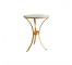 TABLE-SIDE-BRIGHT GOLD-ROUND T