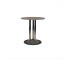 TABLE-SIDE-SILVER TOP-CHROME B