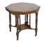 SIDE TABLE-Octagon Shape W/Turned Leg