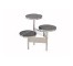 Circle Marble Top Trio/Chrome