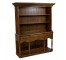 HUTCH-OAK-3 DRW-OPEN SHELF TOP