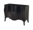 SIDEBOARD-BLACK LAQUER-2 DOOR