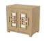 CABINET-2 DOOR-LIMED OAK-MIRRO