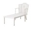 White Chaise-Wood/Cane