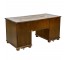 DESK-29X60-BROWN LEATHER TOP