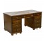 DESK-29X60-BROWN LEATHER TOP