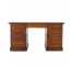 DESK-OAK-DBL PED. 4DRWR