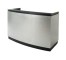 DESK-RECEPTION-BRUSHED STEEL